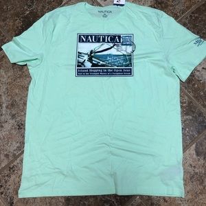 Nautica shirt XXL, mint green